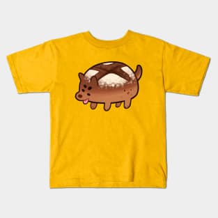 Bread Doggo - Hot cross Bun Kids T-Shirt